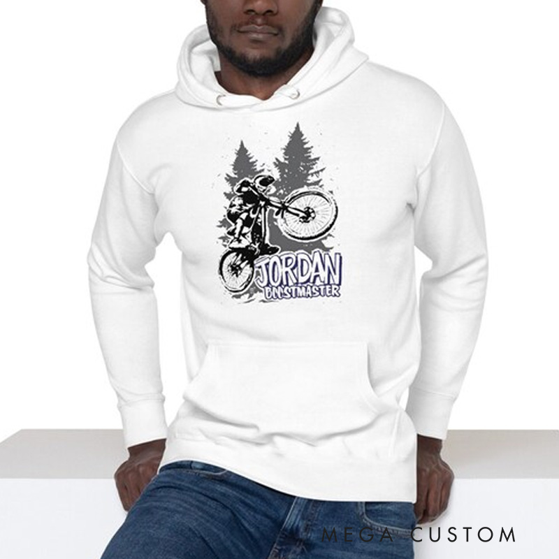 Personalized Boostmaster Mountain Biking Hoodie Cycling Camping Gift Adventure Outdoor Hoodie Retro Bike Graphic Bike Lovers Hoodie Gift