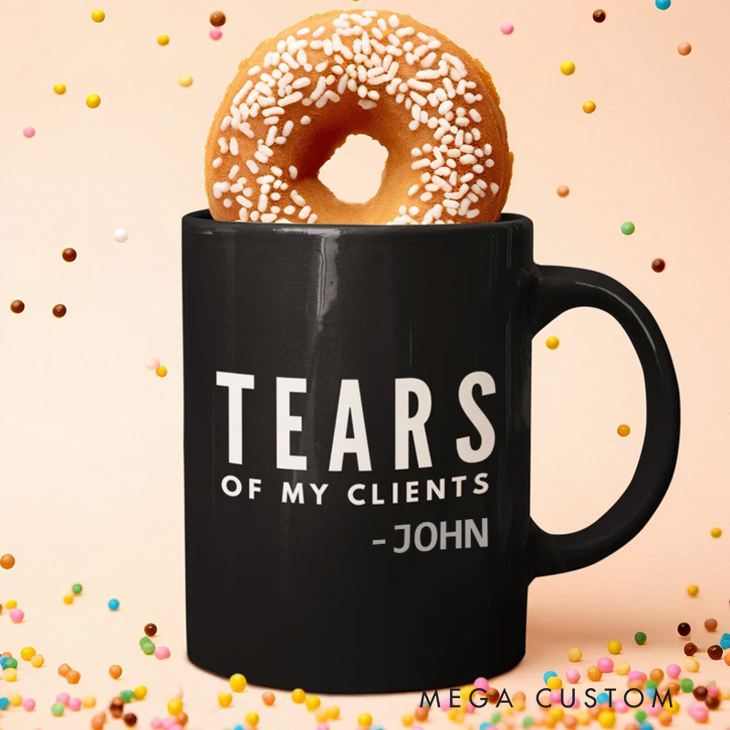 Personalized Funny Tears of My Clients Coffee Mug Athletic Trainer Gifts Personal Trainer Gifts, Gym Trainer for Personal Trainer Weight Lifters