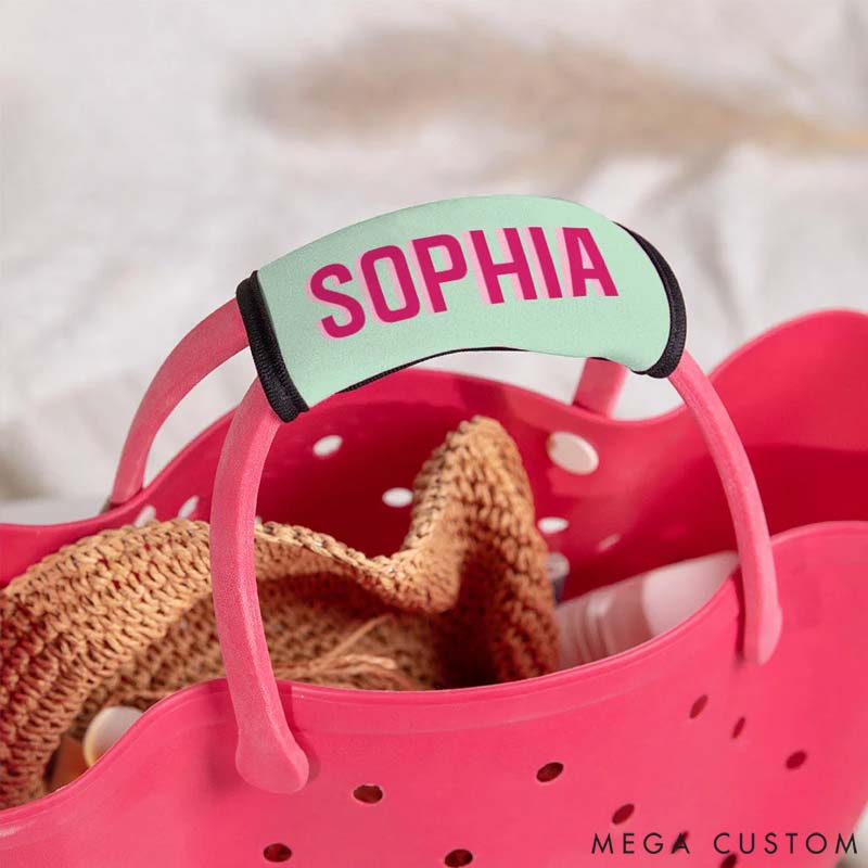 Personalized Multicolor Shadow Monogram Luggage Handle Wrap Identifier with Contact Card Travel Accessories Birthday Gift for Travel Lovers