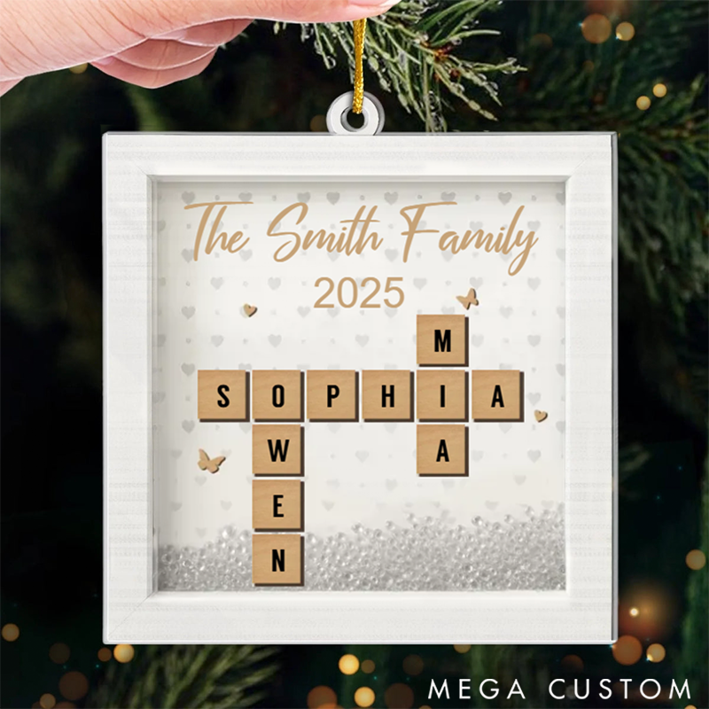 Personalized Family Christmas Ornaments Cherished Moments Shine the Brightest