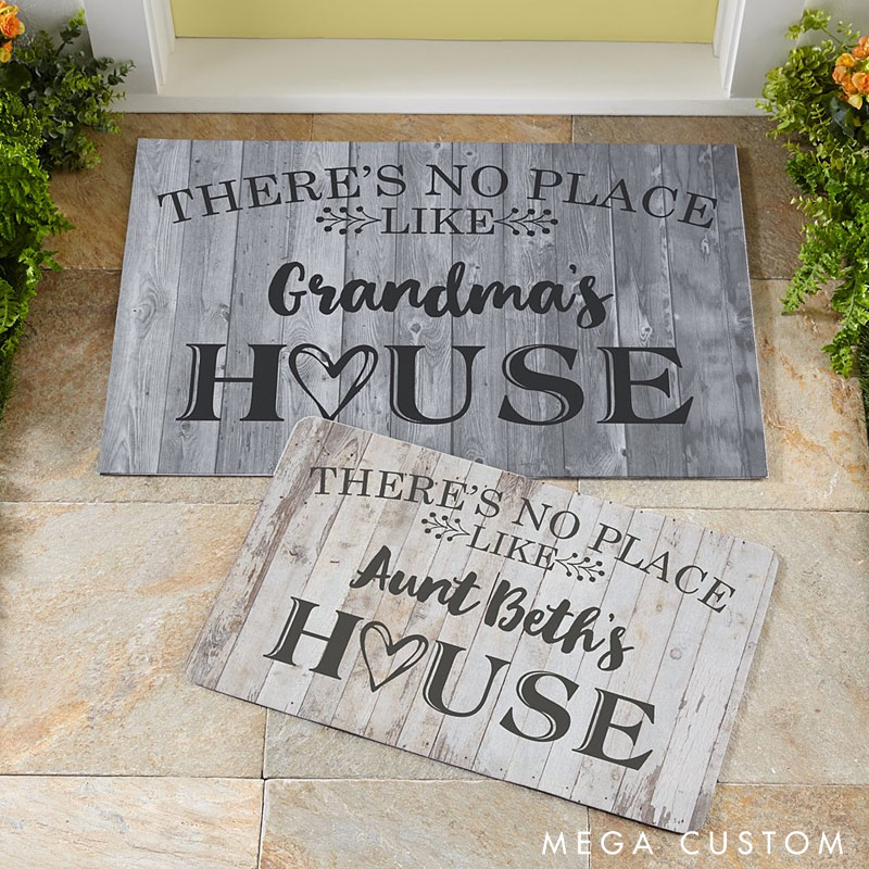 Personalized Granny's House Door Mat Custom Welcome Mat Indoor Outdoor Decor Housewarming Gift for New Home