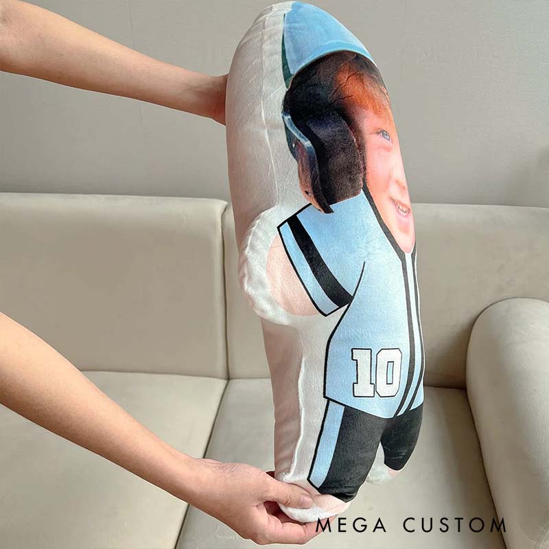 Personalized Photo Custom Shaped Pillow,My Baseball Funny Pillow with Custom Your Photo