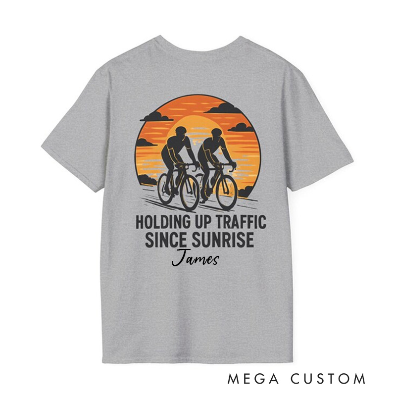 Personalized Funny Cycling Tshirt Cycle Humor Tshirt Gift for Bike Enthusiasts Great Gift for Dad Wide Range of Colors