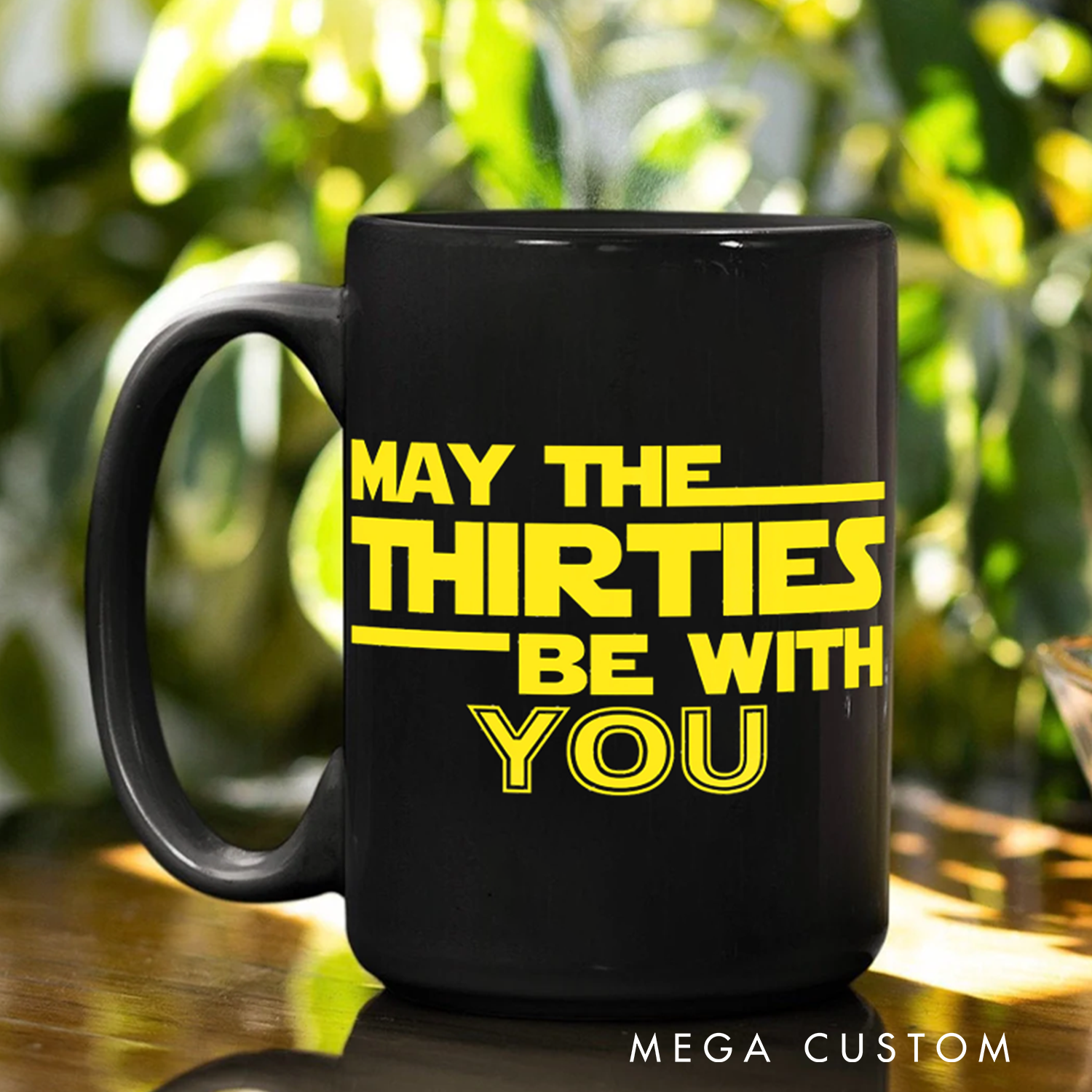 Personalized Be with You Funny Coffee Mug Custom Nerd Sci-Fi Geek Gift