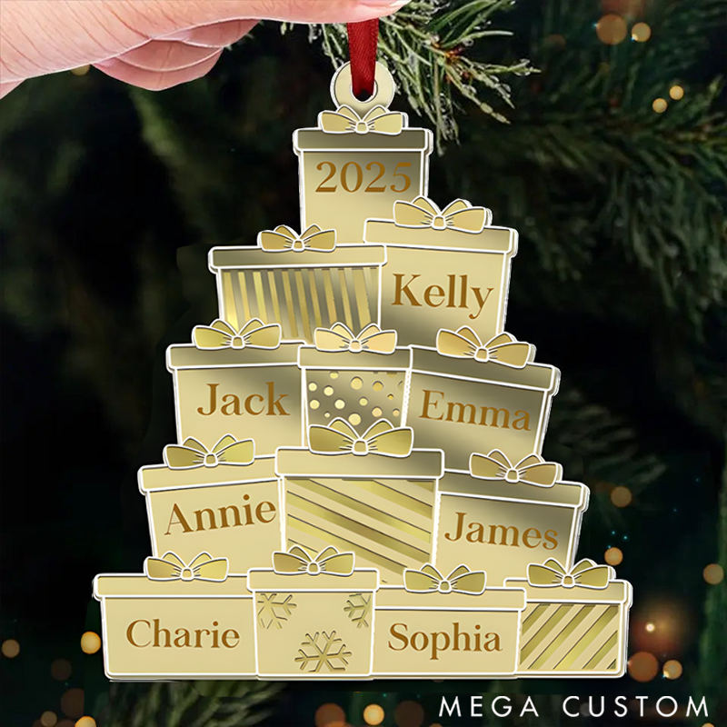 Personalized Family Ornaments Christmas Family is Life’s Greatest Treasure