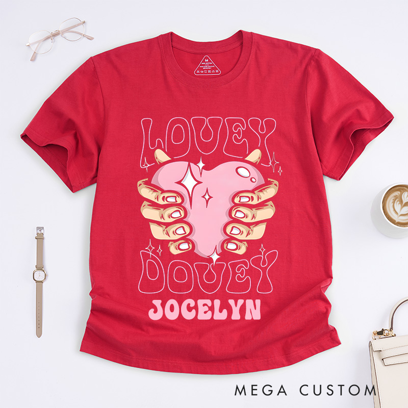 Personalized Nurse T-Shirts Lovey Dovey Fashion Design T-Shirts