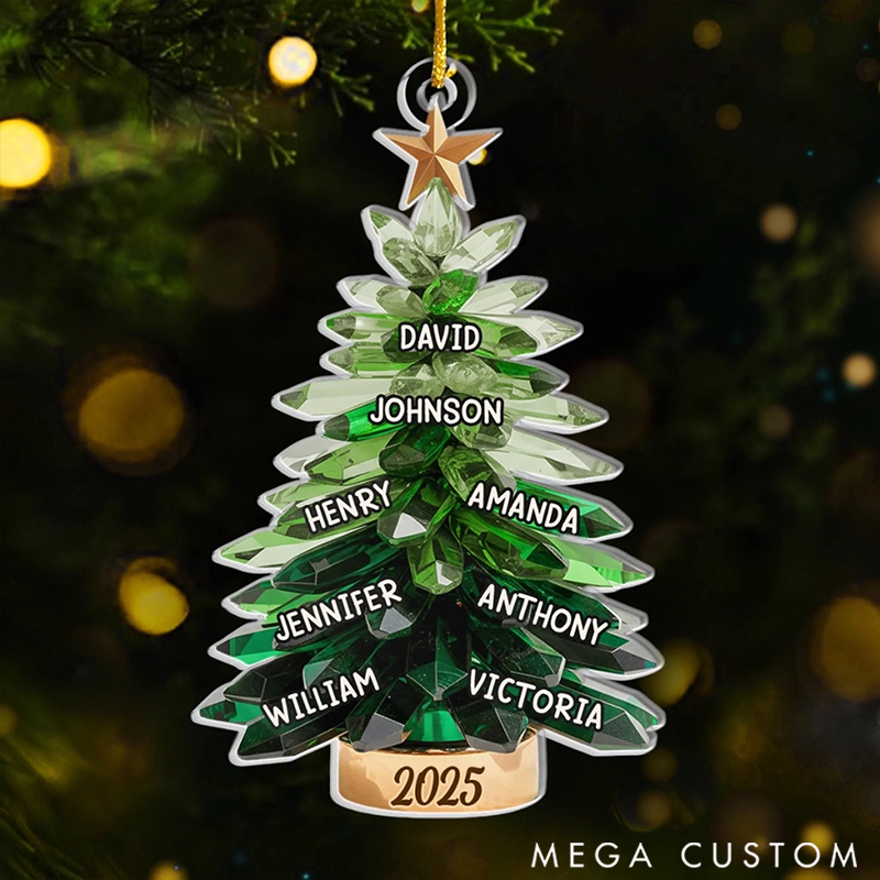 Personalized Family Christmas Ornaments Home Filled With Holiday Cheer