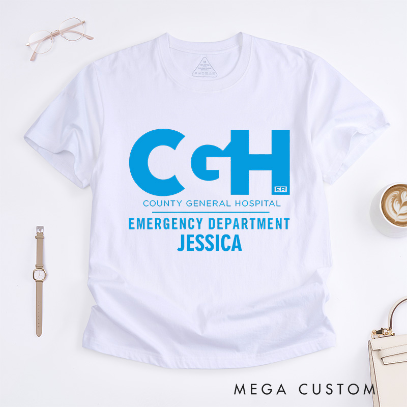 Personalized Nurse T-Shirts Emergency Department Fashion Design T-Shirts