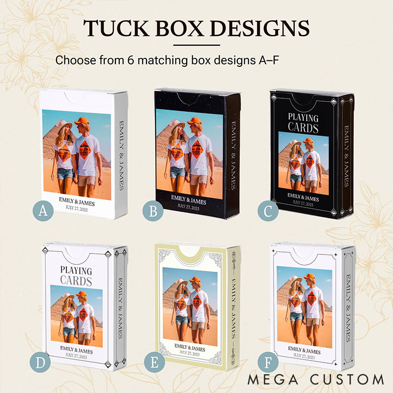 Personalized Photo Playing Cards Custom Playing Cards With Photos Printed Deck of Cards Wedding Playing Cards Anniversary Birthday Cards