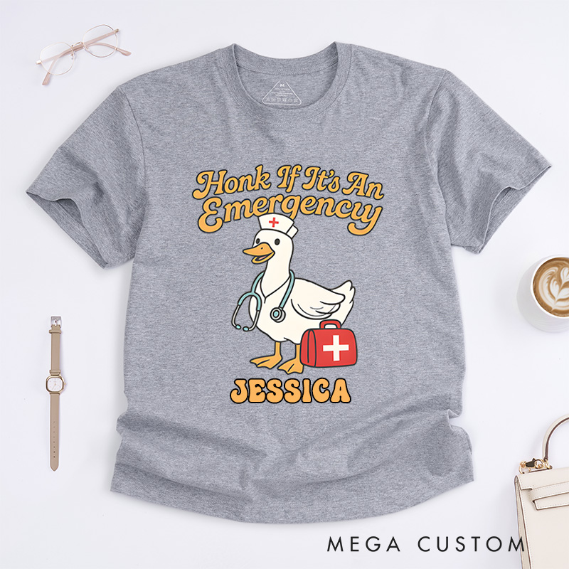 Personalized Nurse T-Shirts Hook If It's An Emergency Fashion Design T-Shirts