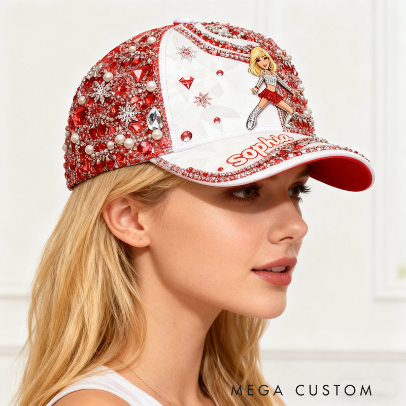 Personalized Graphic 3D Print Dancer Baseball Cap with Your Name Hair Color for Dance Lover Perfect Gift for Shopping Dancing and Parties