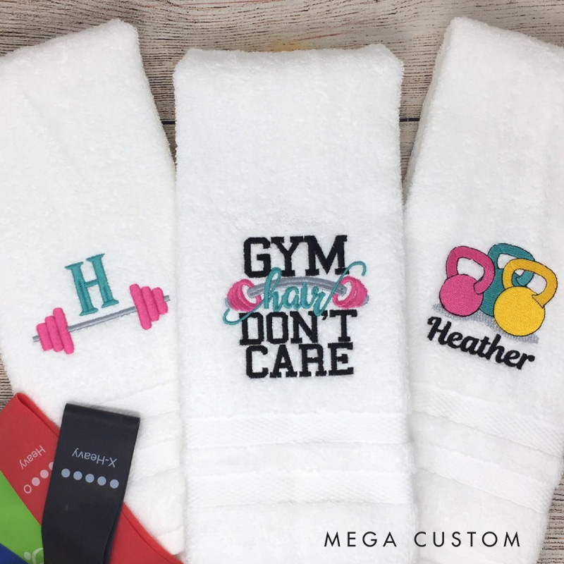Personalized GYM Towel Sports Towel Monogrammed Workout Towel Sport Towel Embroidered Gym Towel Sports Gym Hand Towel Workout Fitness Gym Lover Gift