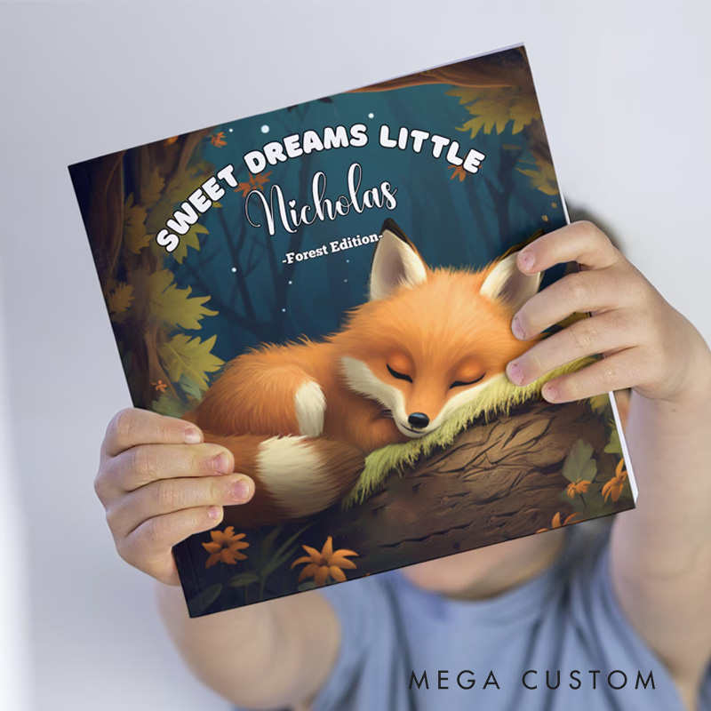 Personalized Sweet Dream Little Children’s Bedtime Book with Name Bedtime Storybook for Kids Boy Girl Grandchild Birthday Gift Christmas Gift