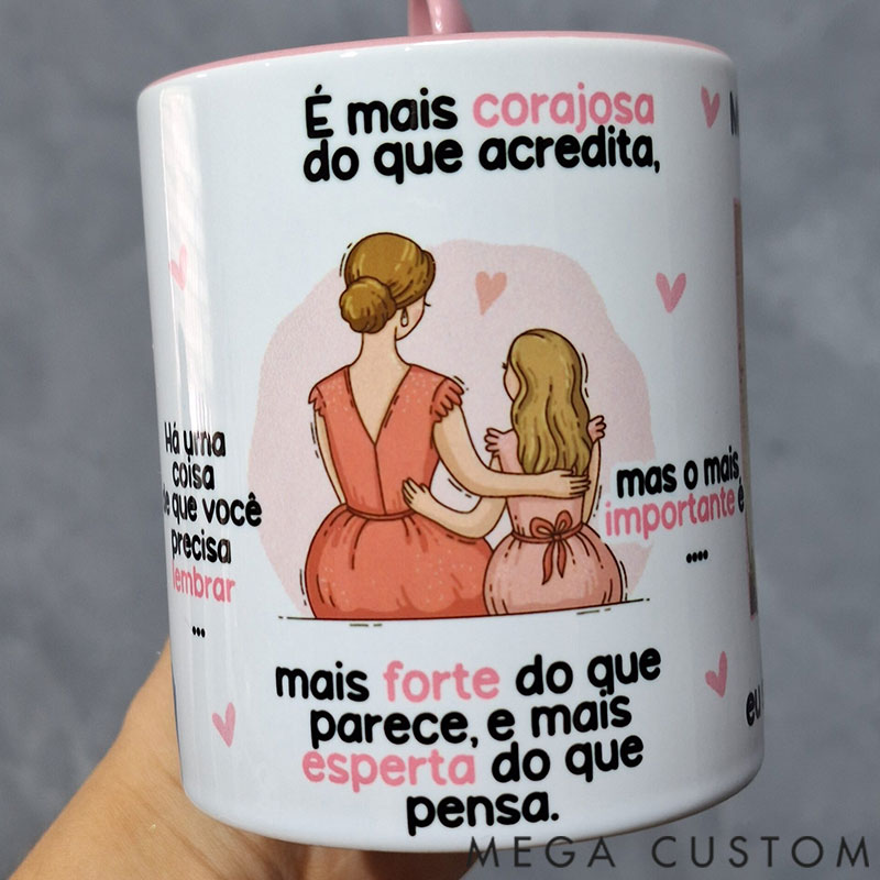 Personalized Ceramic Mug as a Gift for Your Daughter