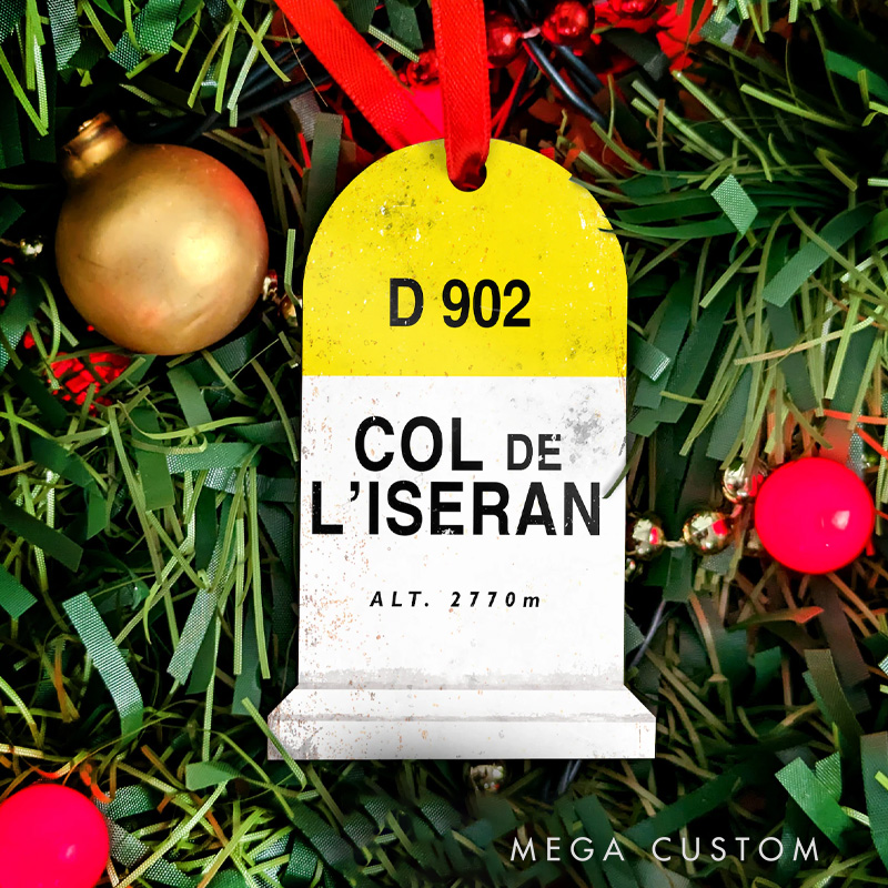 Personalized Xmas Ornament Tour De France Markers Collection Christmas Bauble Decoration Cycling Gift Tree Hanging for Riding Lovers