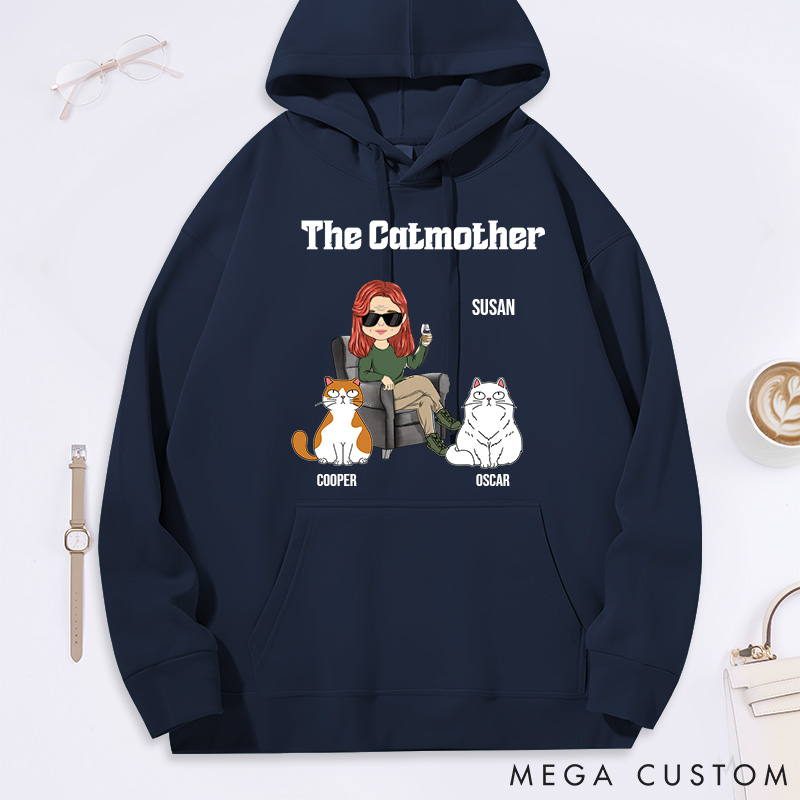 Personalized Cat Lover the Catmother Classic Hoodies