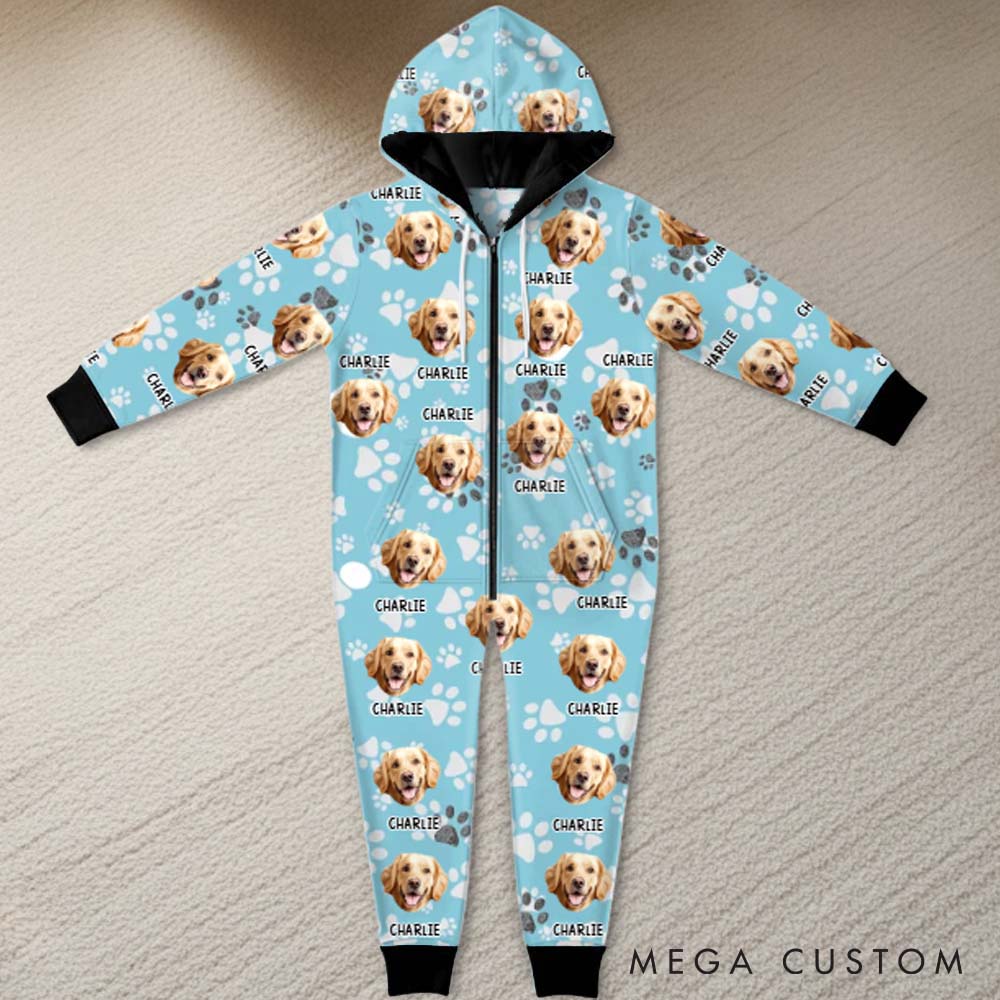 Personalized Pet Lover Custom Photo Adult Onesie
