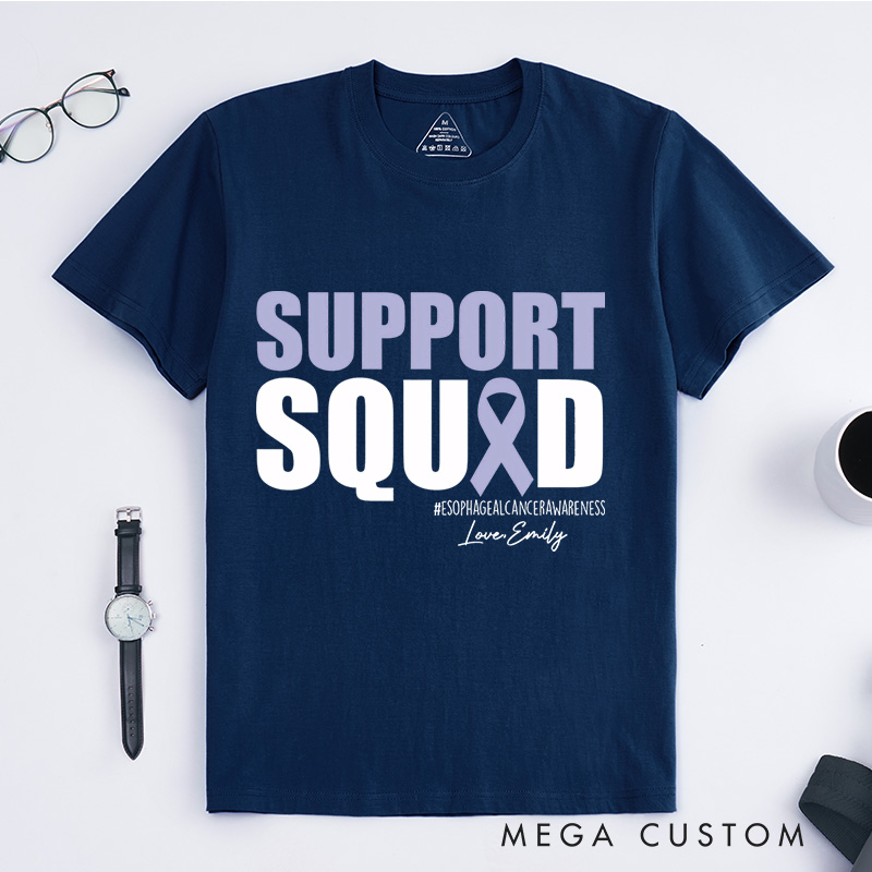 Personalized Esophageal Cancer Awareness T-Shirt Stomach Cancer Awareness Gift