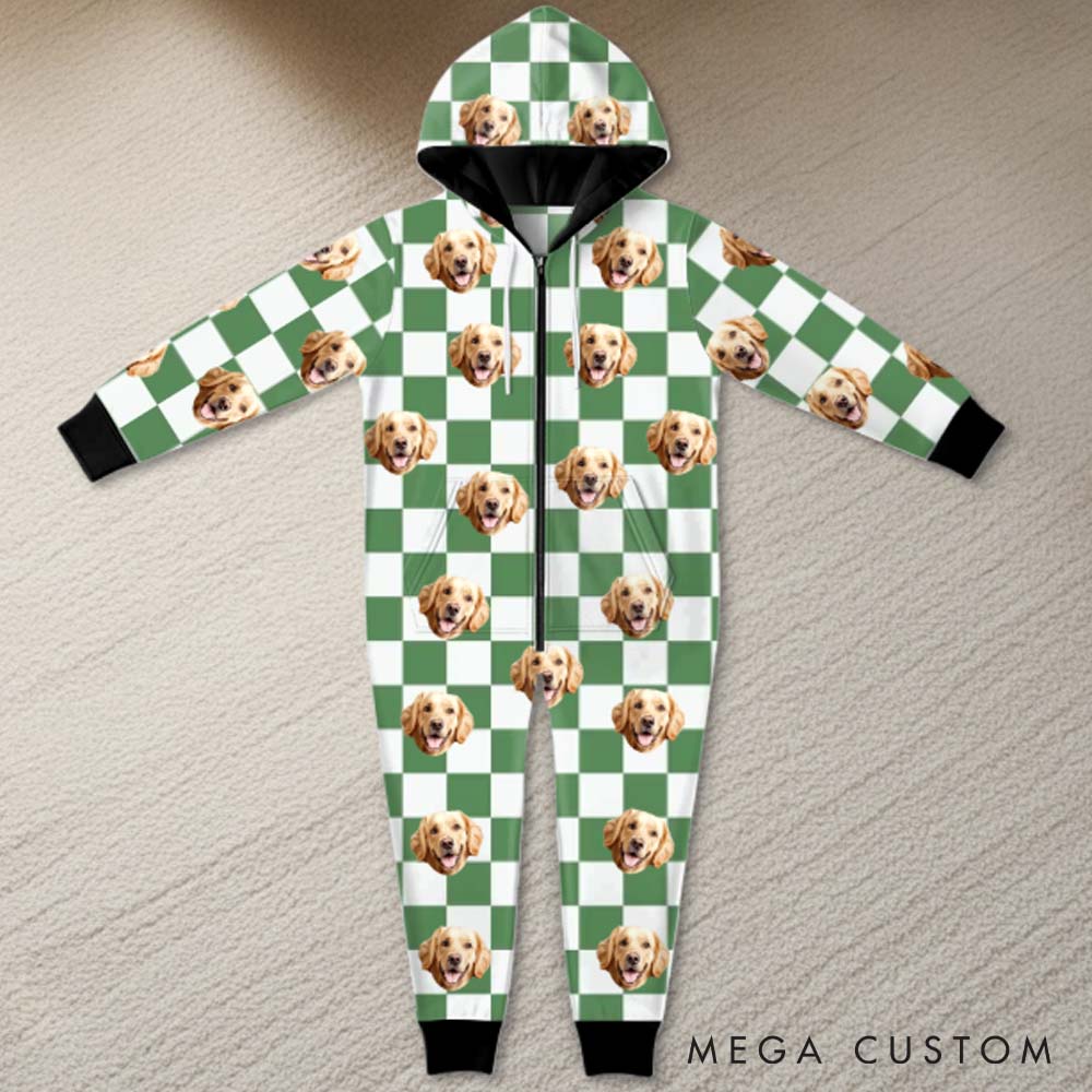 Personalized Pet Lover too Glam to Give a Woof Adult Onesie