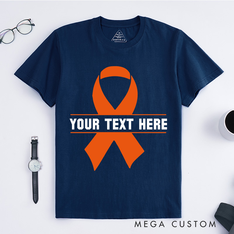 Personalized Multiple Sclerosis  T-Shirt with Your Name Cancer Squad Gift