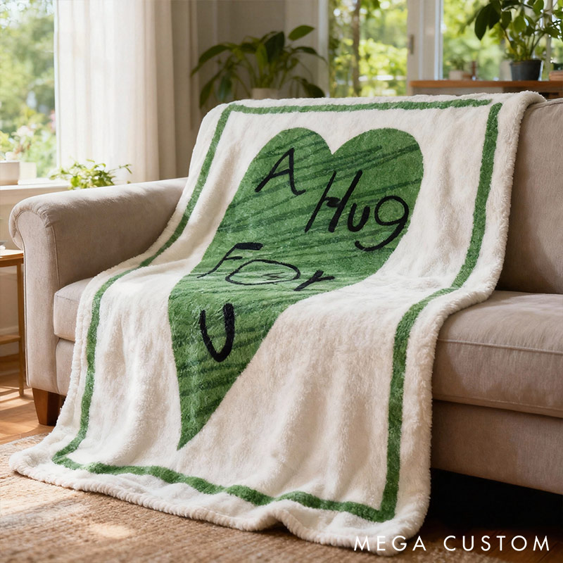 Personalized A Hug For You Couple Blanket Custom Names Cozy Gifts for Couple for Wife Husband Anniversary Gifts for Girlfriend boyfriend