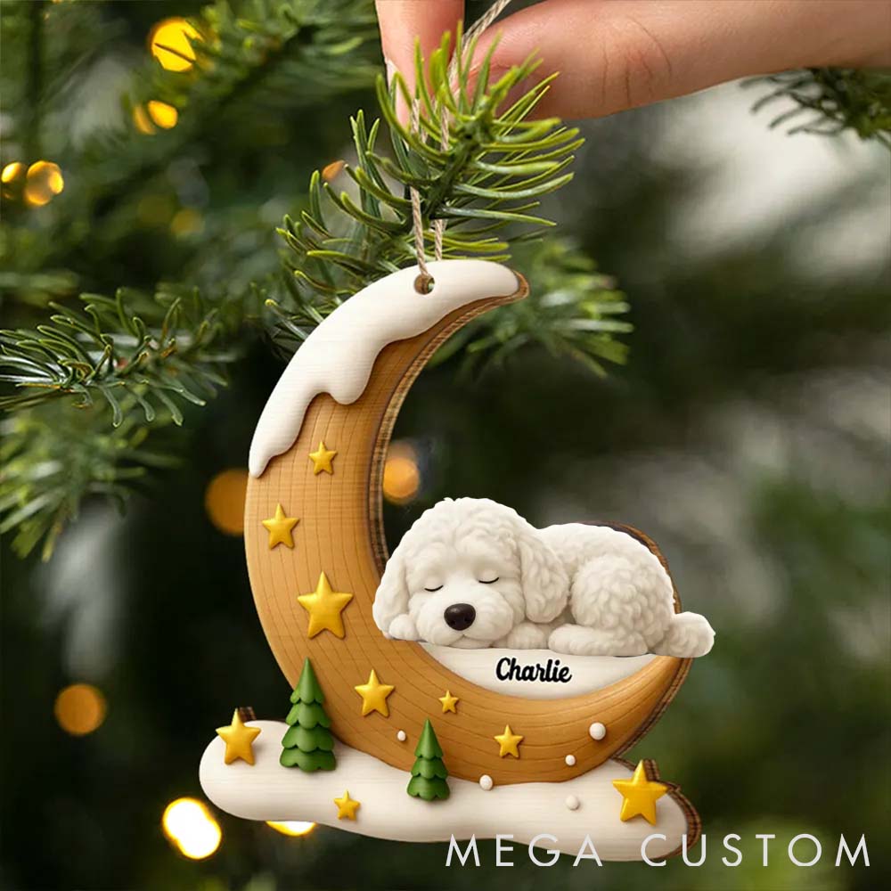 Personalized Dog Lover the Brightest Star in the Sky Dog Memorial Christmas Ornament