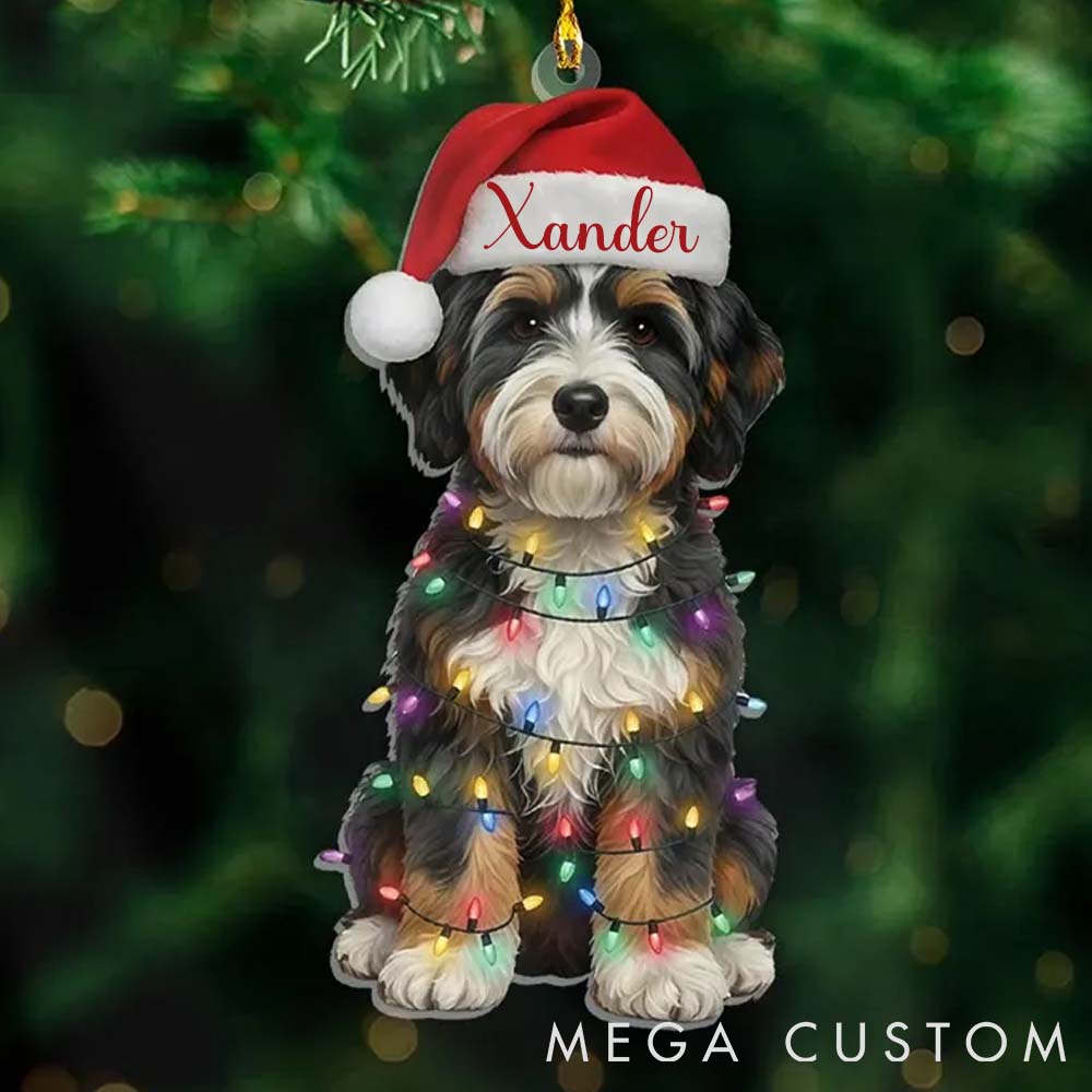 Personalized Pet Lover Pet Name Decoration Christmas Ornament