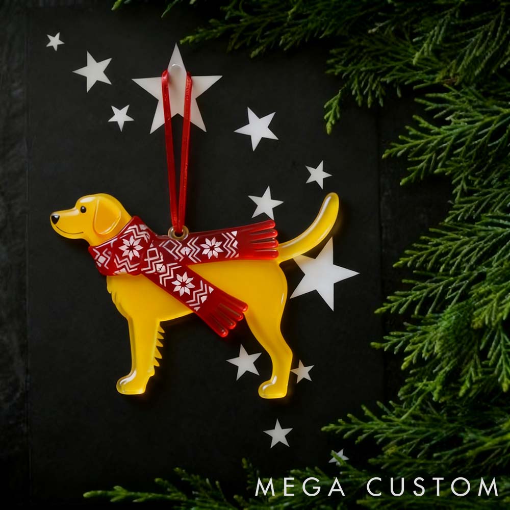 Personalized Pet Lover Pet Photo Christmas Ornament