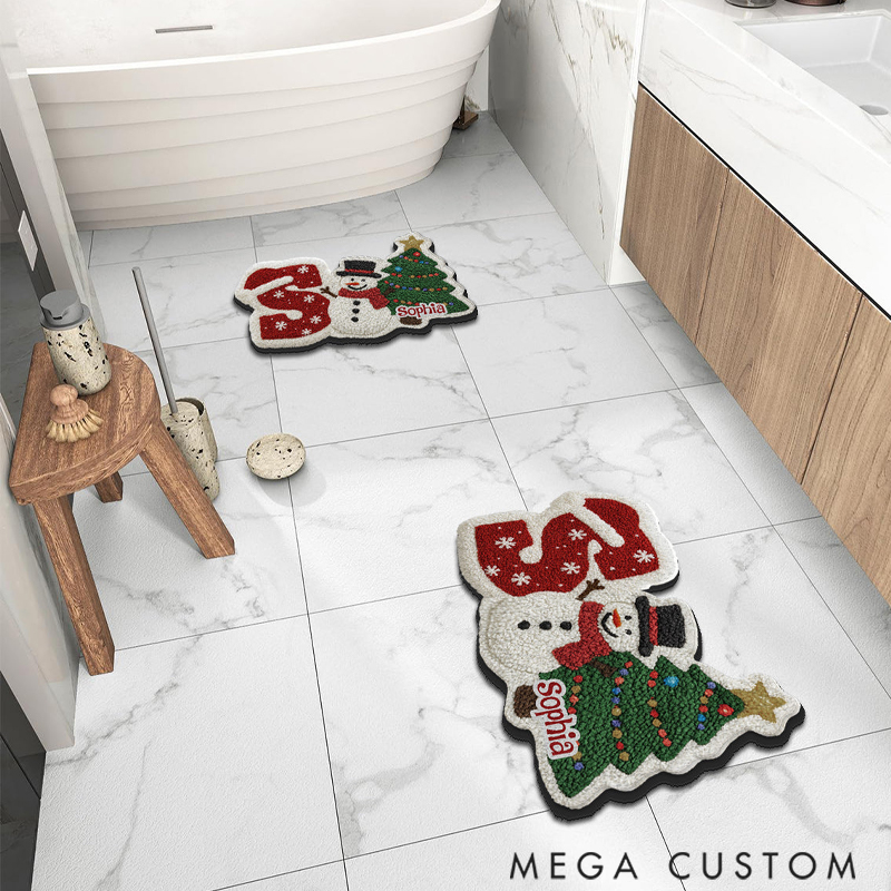 Personalized Family Non-Slip Doormats Holiday Christmas Gifts for Your Loved Ones