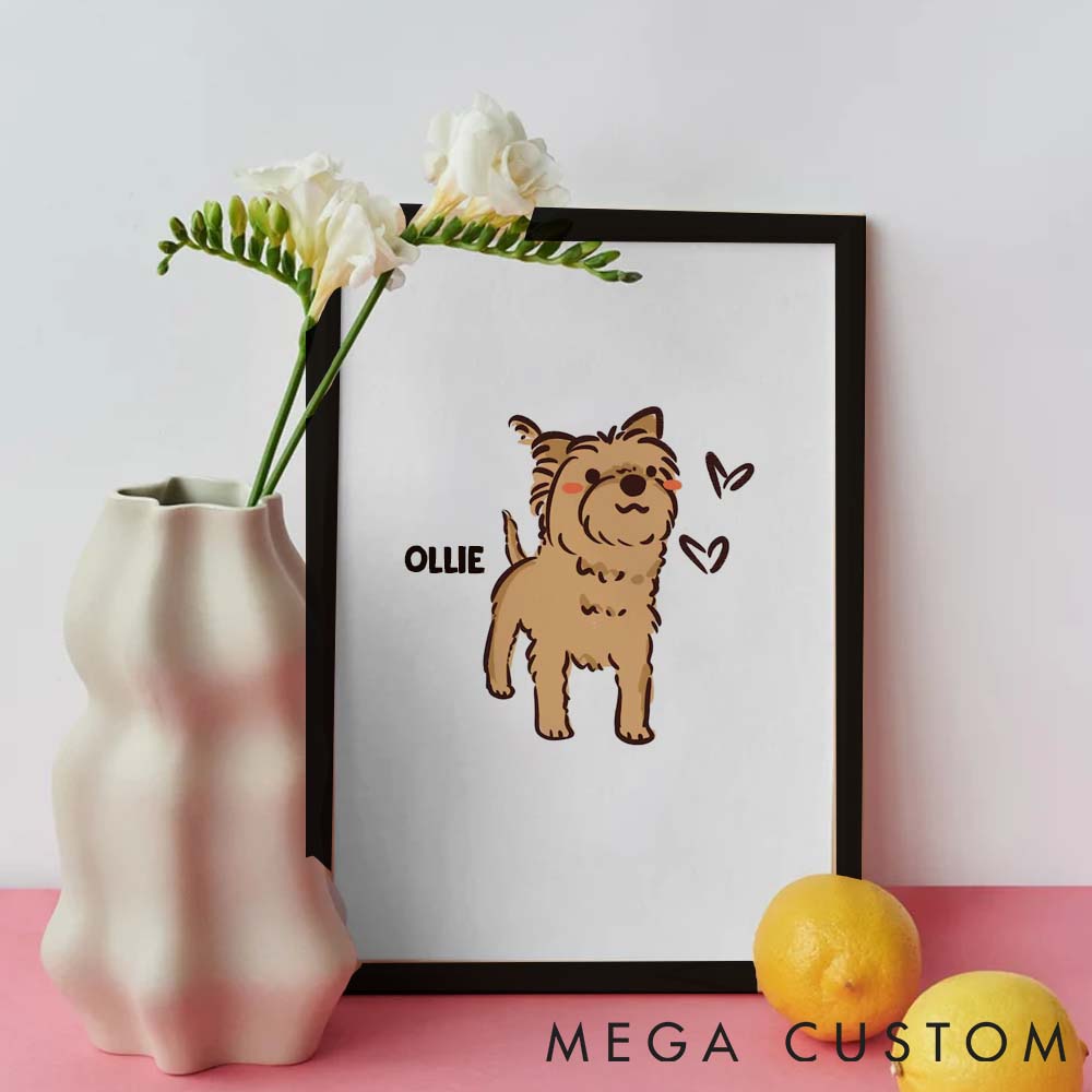 Personalized Pet Lover Custom Funny Pet Caricature Pet Portrait