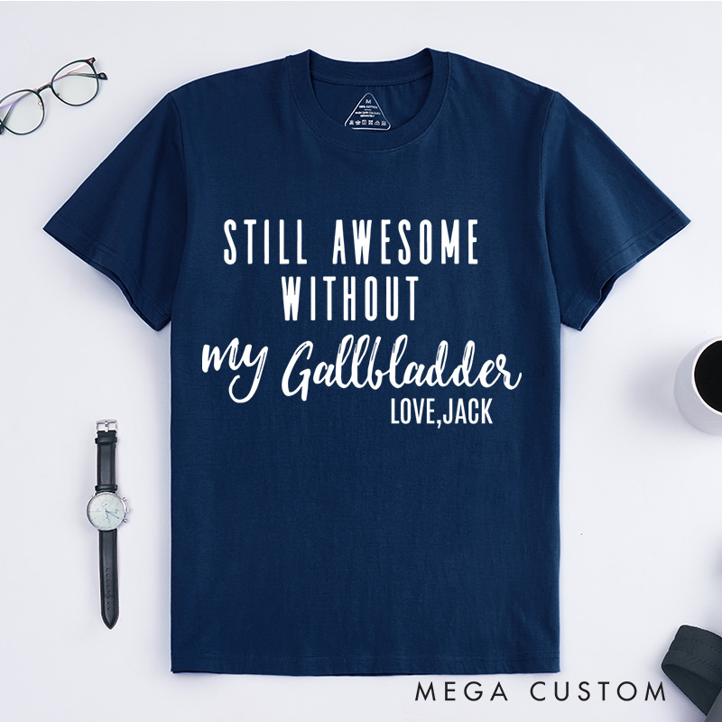 Personalized Gallbladder Surgery T-Shirt Surgery Recovery Gift Get Well Gift