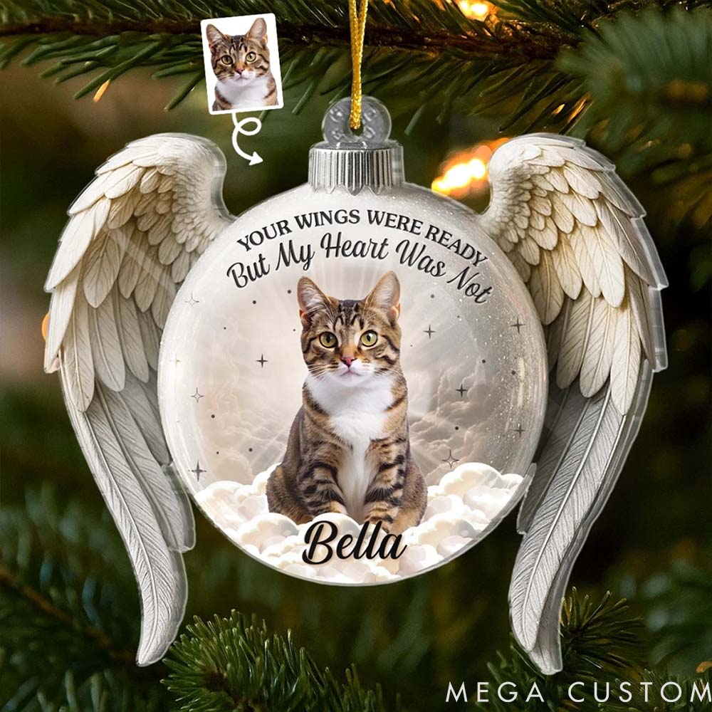 Personalized Pet Lover My Angel with Fur Ornament
