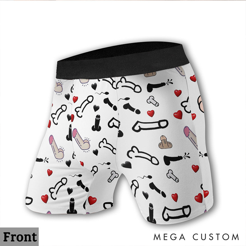 Personalized LGBT Support Men’s Boxer Briefs Custom Funny Boxers for Boyfriend Only You Can Insert Herer Boxer for Lgbtq