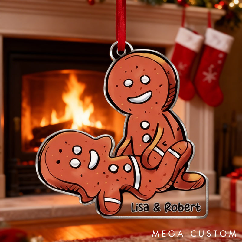 Personalized Christmas Naughty Sex Couple Ornament for Girlfriend Boyfriend Valentine's Day Gift for Newlyweds Couple Gift for Wife Husband