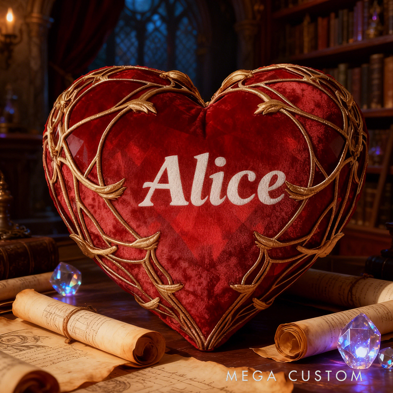 Personalized Magical Immortal Heart Pillow Embark on a Magical Journey Graphic 3D Print Pillow for Kids and Magic Lovers