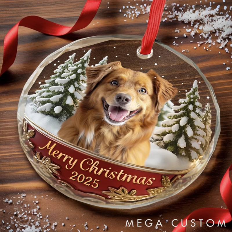 Personalized Pet Lover ife Feels Better With Pets Christmas Ornament