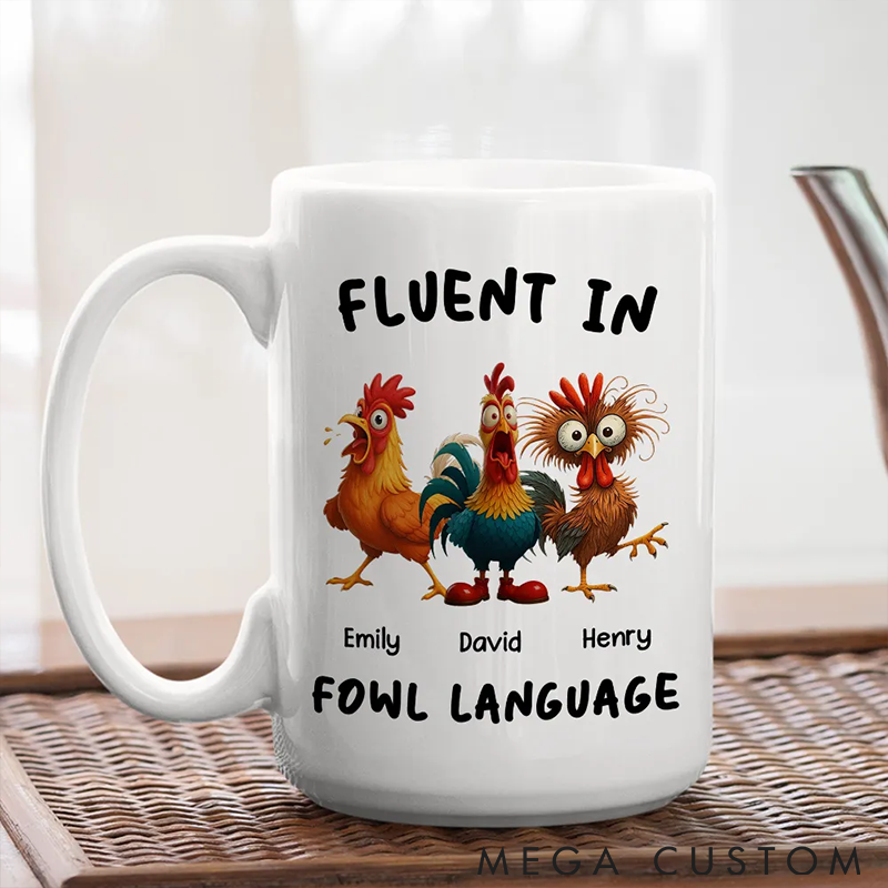 Personalized Pet Lover Fluent in Mugs