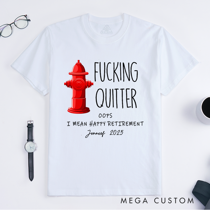 Personalized Fireman Funny Retired Firefighter Humorous Design Gift for Firefighter T-Shirt