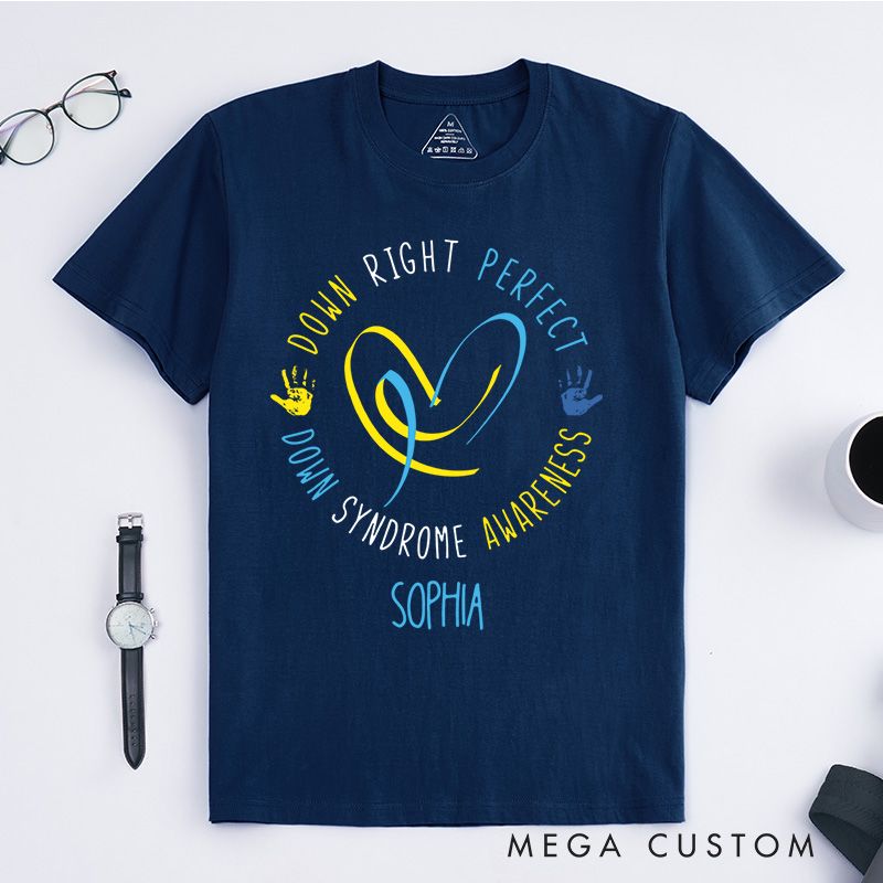 Personalized Down Syndrome Awareness Shirt Celebrating Love and Acceptance for Every Individual