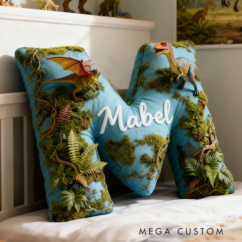 Personalized Graphic 3D Print Dinosaur Sky Park Movie Pillow for Cartoon Lovers Initial Pillow Christmas Birthday Party Gift for Kids and Movie Lovers