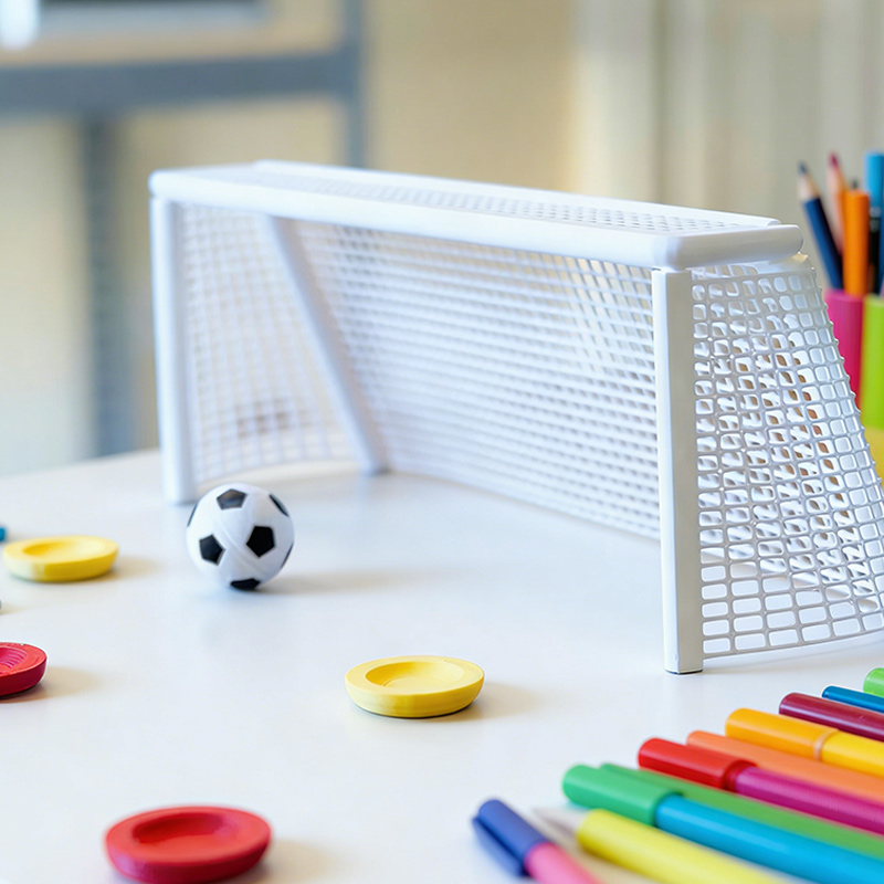 Personalized Desktop Soccer 3D Printable Handcrafted Portable Subbuteo Set