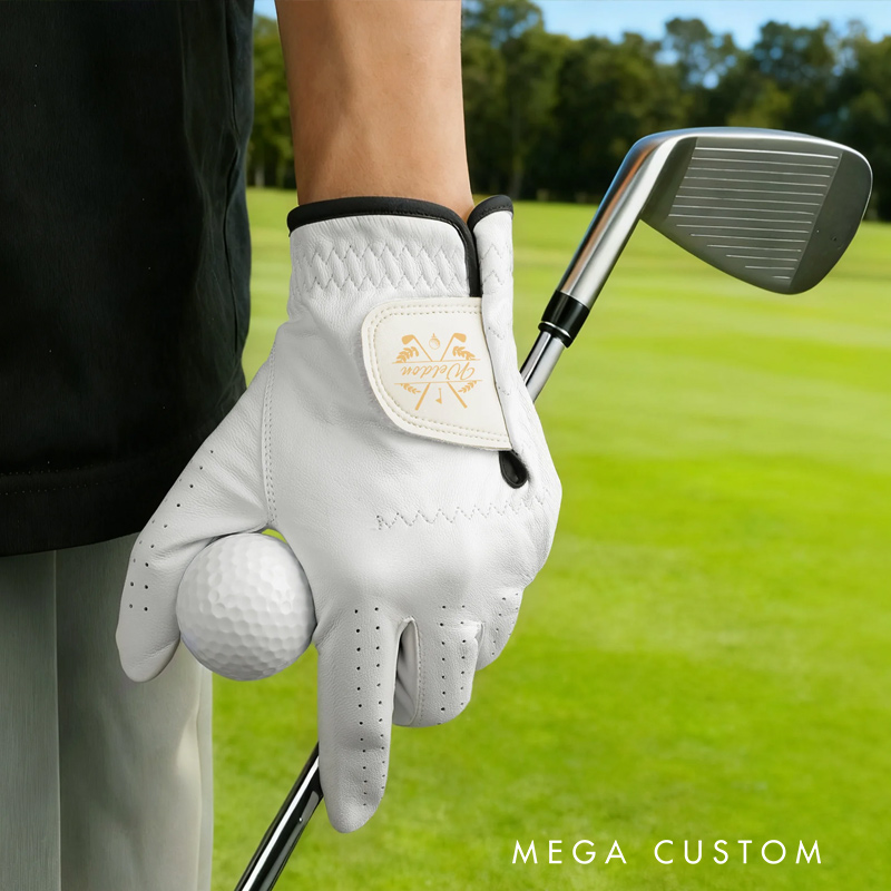 Personalized Golf Glove Golf Accessories Custom Pattern Name Gift For Golf Lovers 
