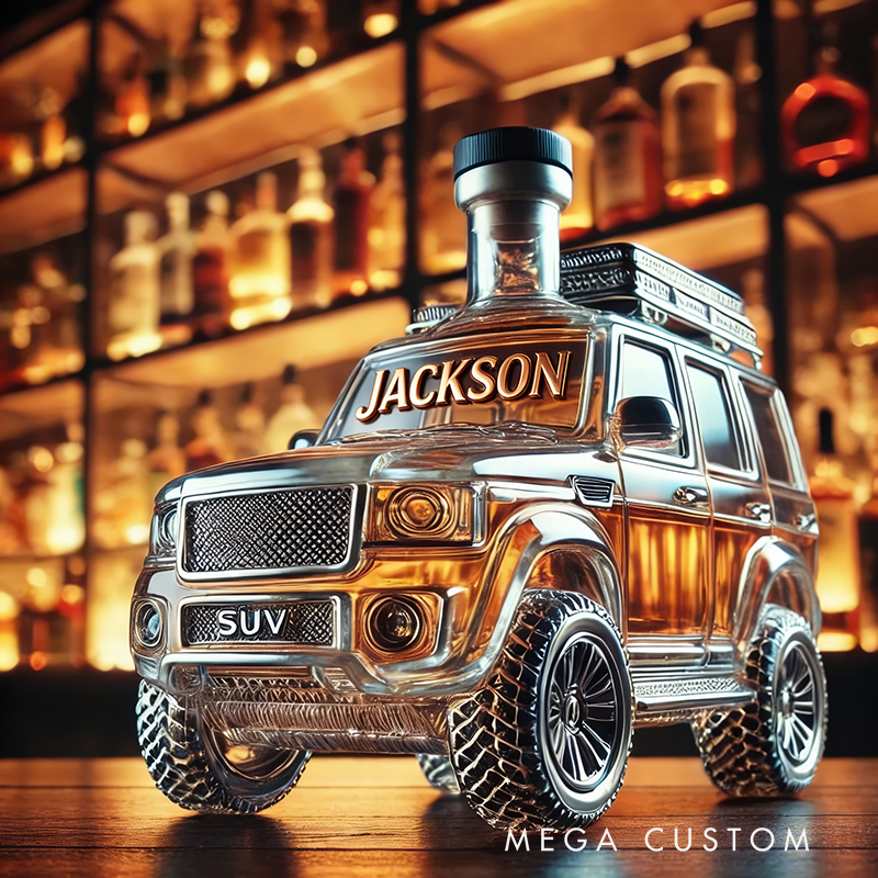 Personalized Jeep Whiskey Bottle Custom Name Gifts