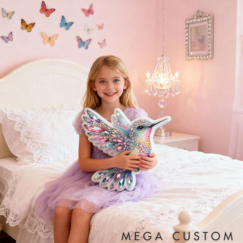 Personalized Graphic 3D Print Pillows Pillow, Custom Tortoise Diamond Bird Pillow with Name for Family