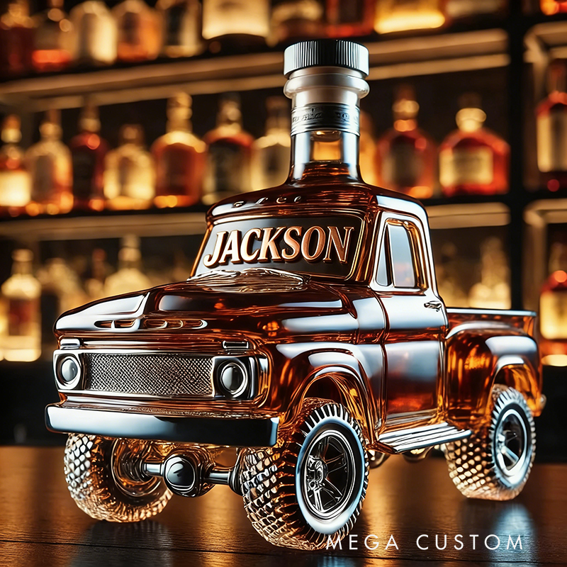 Personalized Jeep Whiskey Bottle Custom Name Gifts