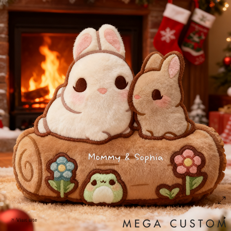 Personalized Cute Rabbit Pillow Adds Warmth to Your Cozy Corner 3D Printed Design