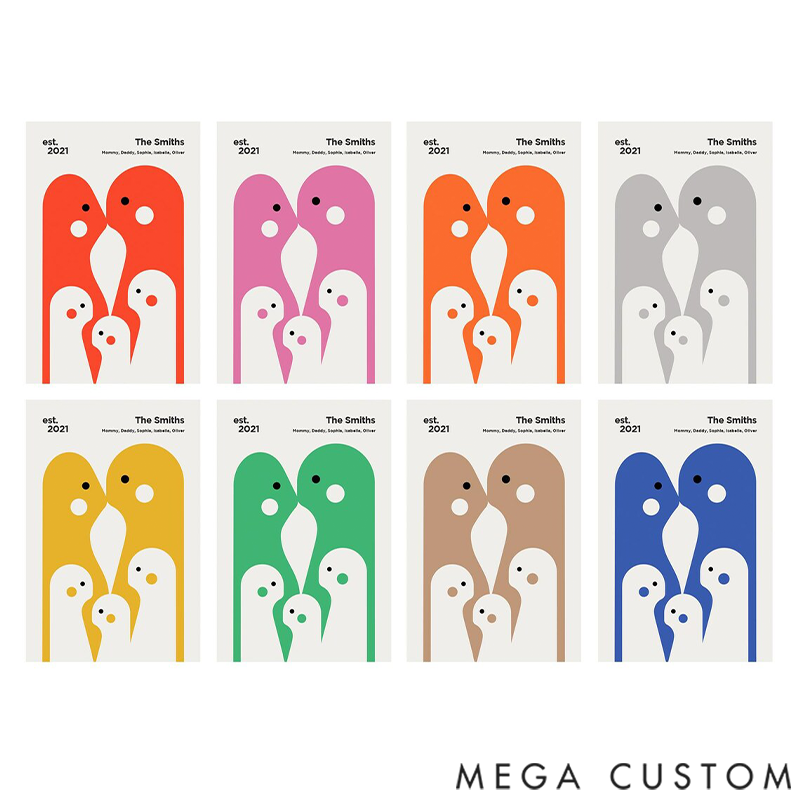 Personalized Family Decor Poster that Adds a Touch of Love and Comfort to Your Home Space