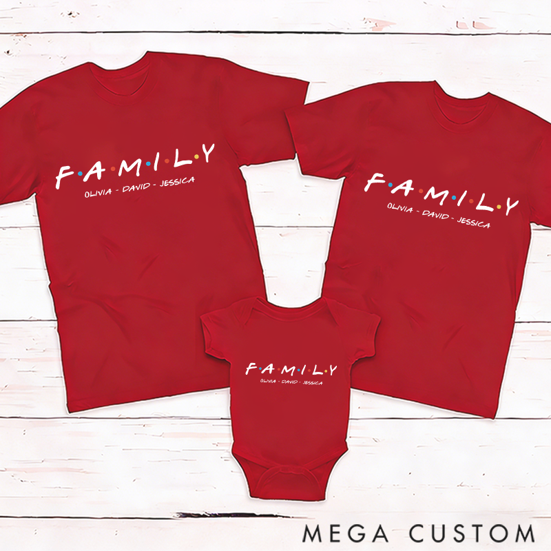 Personalized Family Matching Outfits Gift for Family 