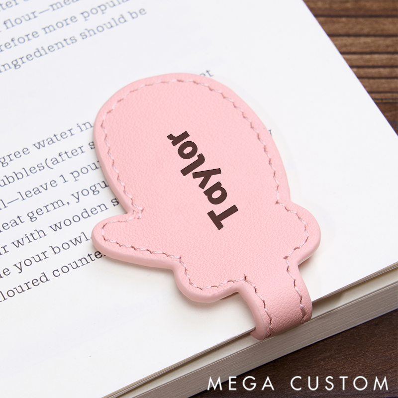 Personalized Leather Bookmarks Baking Glove Bookmarks Custom Engraved Bookmarks
