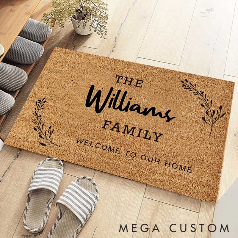Personalized Welcome Doormat Add Unique Style to Your Home Entrance